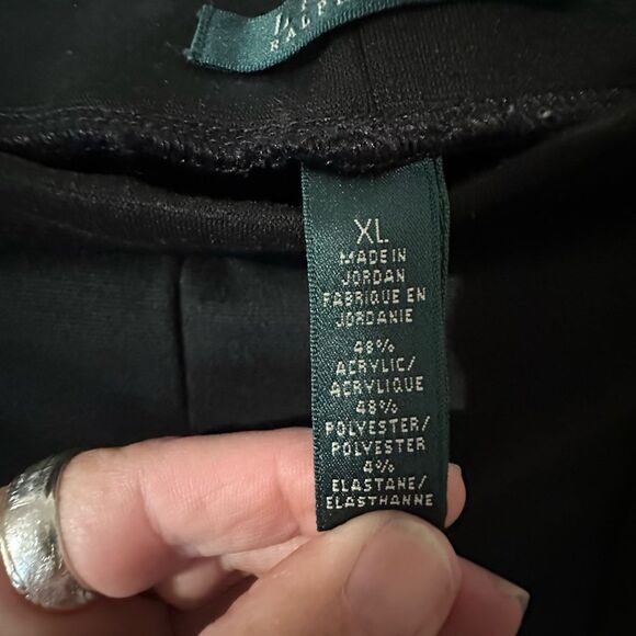 Lauren Ralph Lauren Pull on Pants - black X-Large - Picture 3 of 3